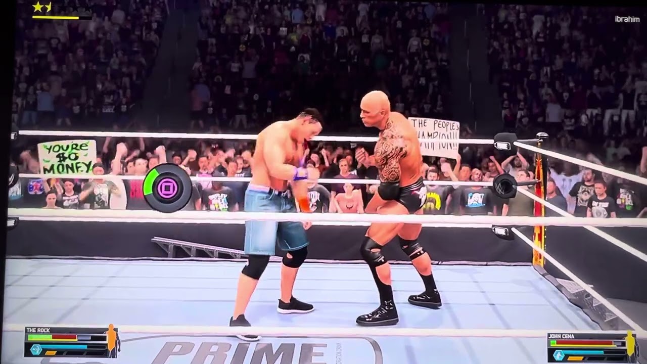 The Rock vs John cena /money in the bank /WWE 2025