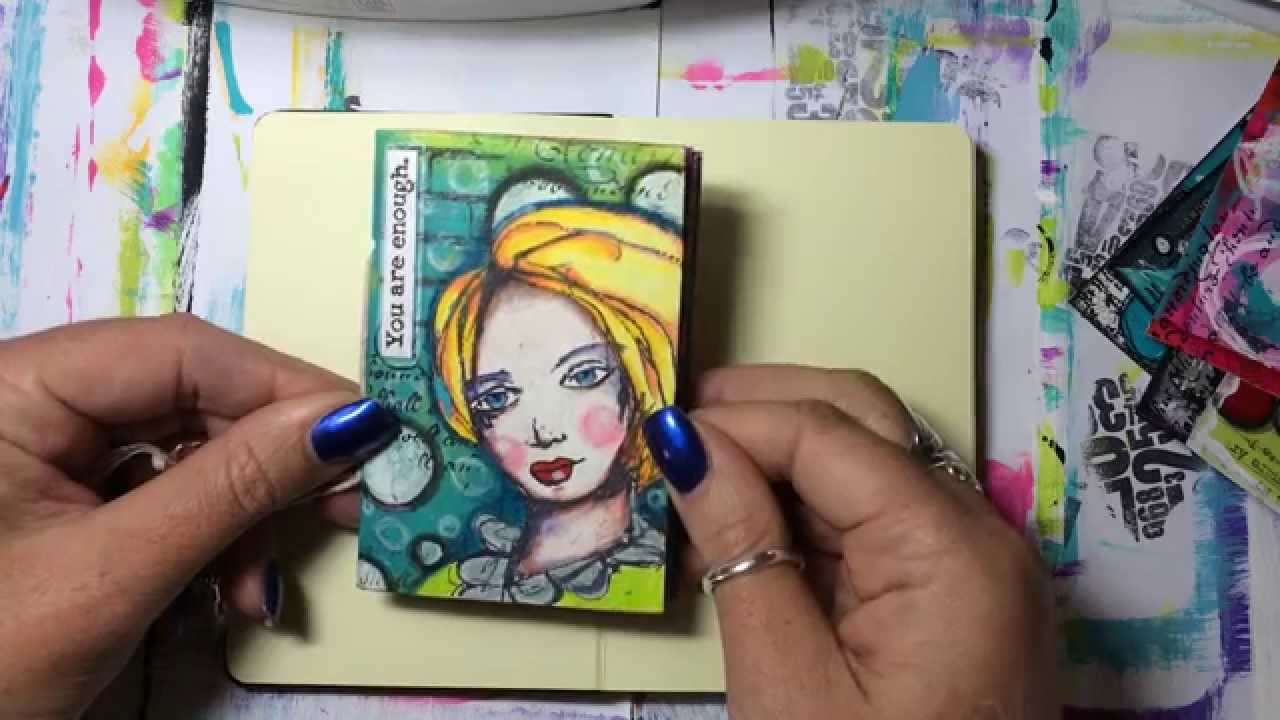 Mini Art Journal Flip