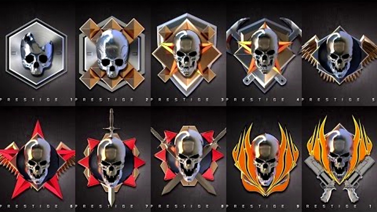 ALL PRESTIGE EMBLEMS IN INFINITE WARFARE!