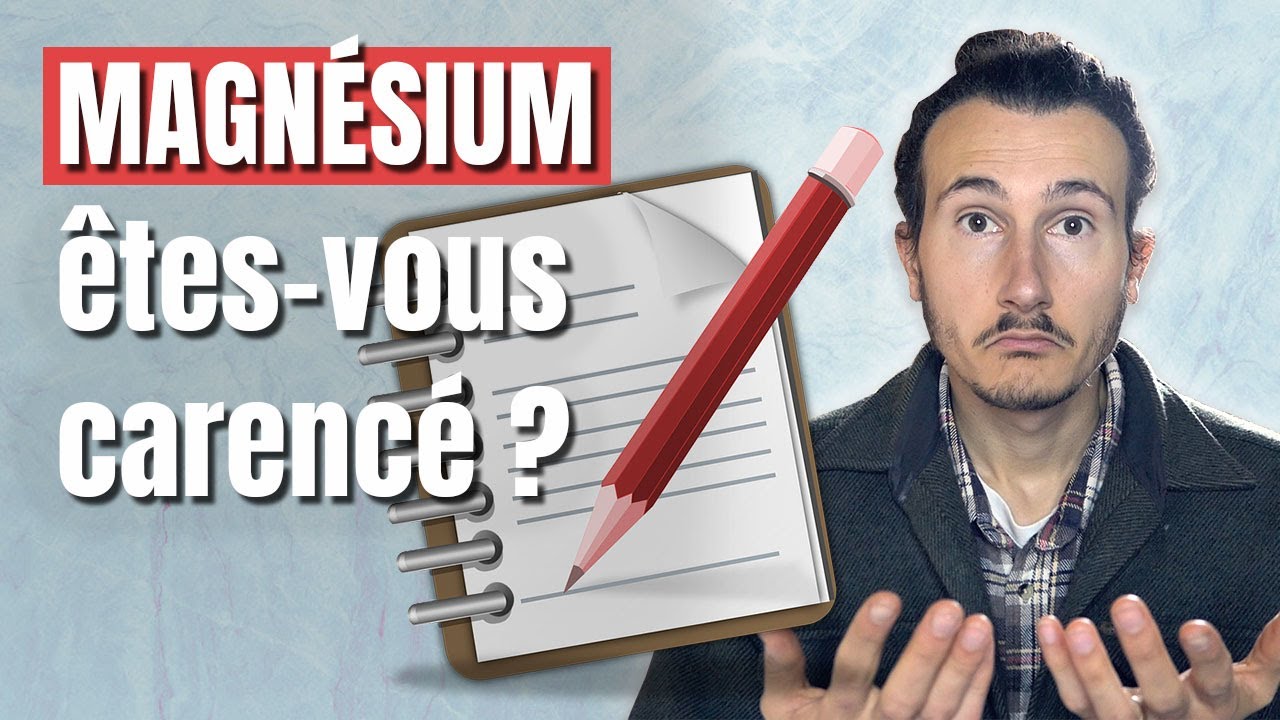 Comment Savoir Si on Manque de Magnésium ? Testez-vous ! 📝😃