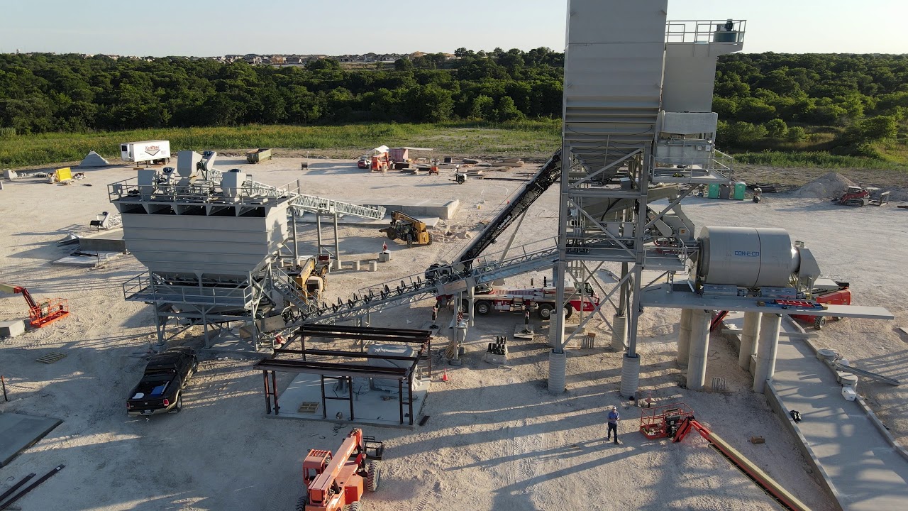 CON-E-CO SLP HRM Central Mix Concrete Batch Plant