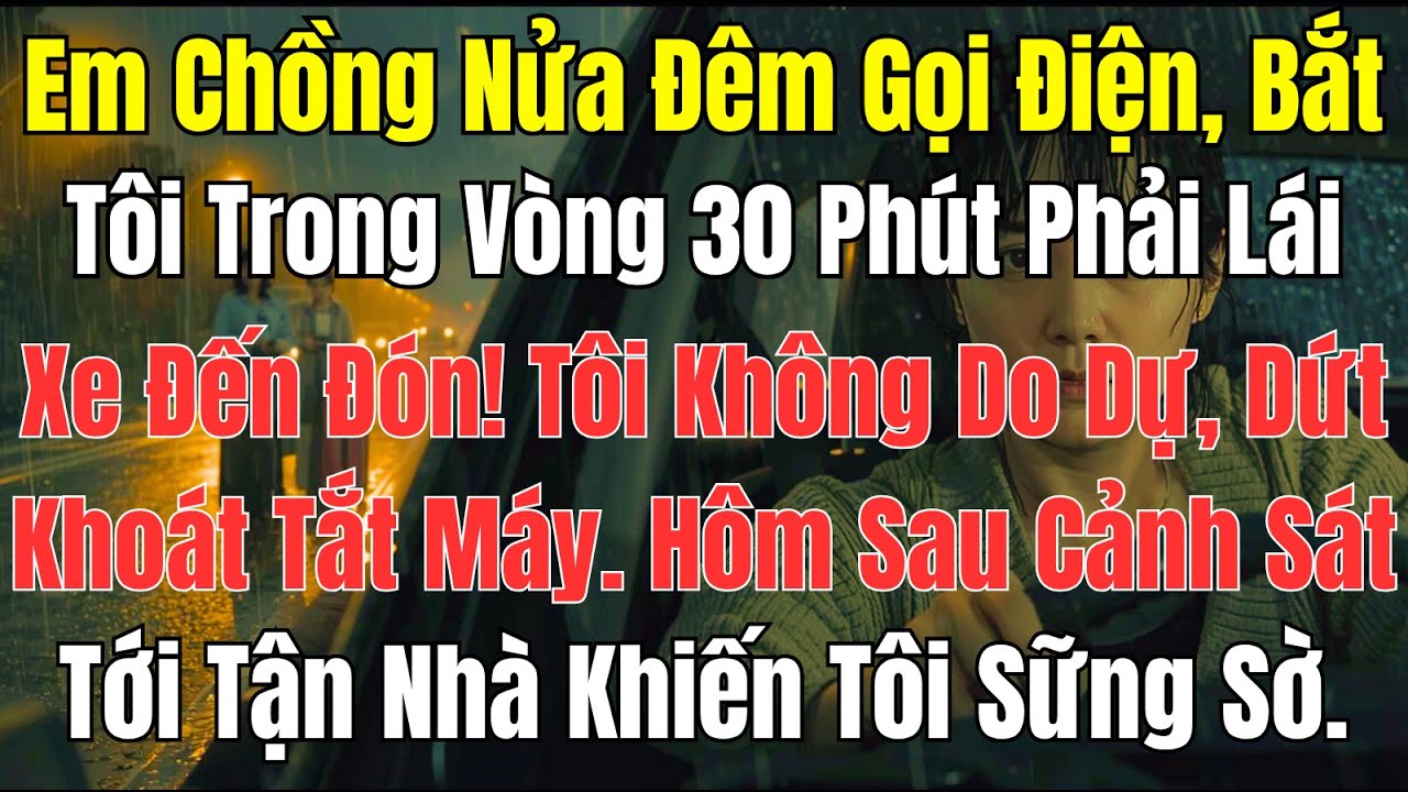 Câu Chuyện Gia Đình: Em Chồng Gọi Giữa Đêm Bắt Tôi Đến Đón – Nhưng Khi Đến Nơi, Tôi Sững Sờ