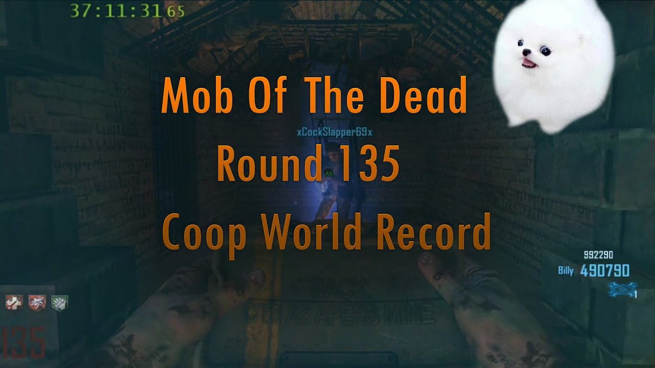 Mob Of The Dead Round 135 Coop World Record Suicide