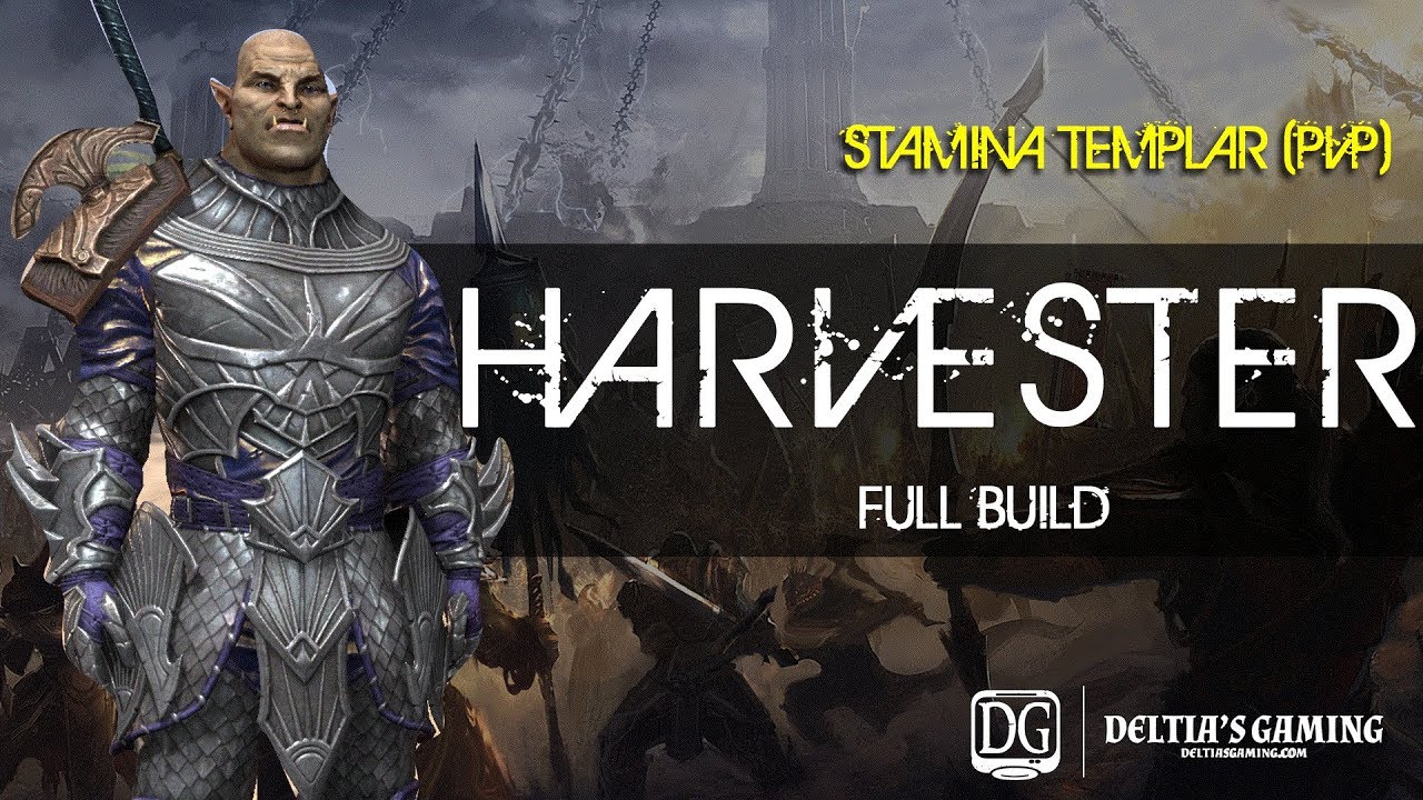 Stamina Templar PvP Build for Clockwork City [The Harvester]
