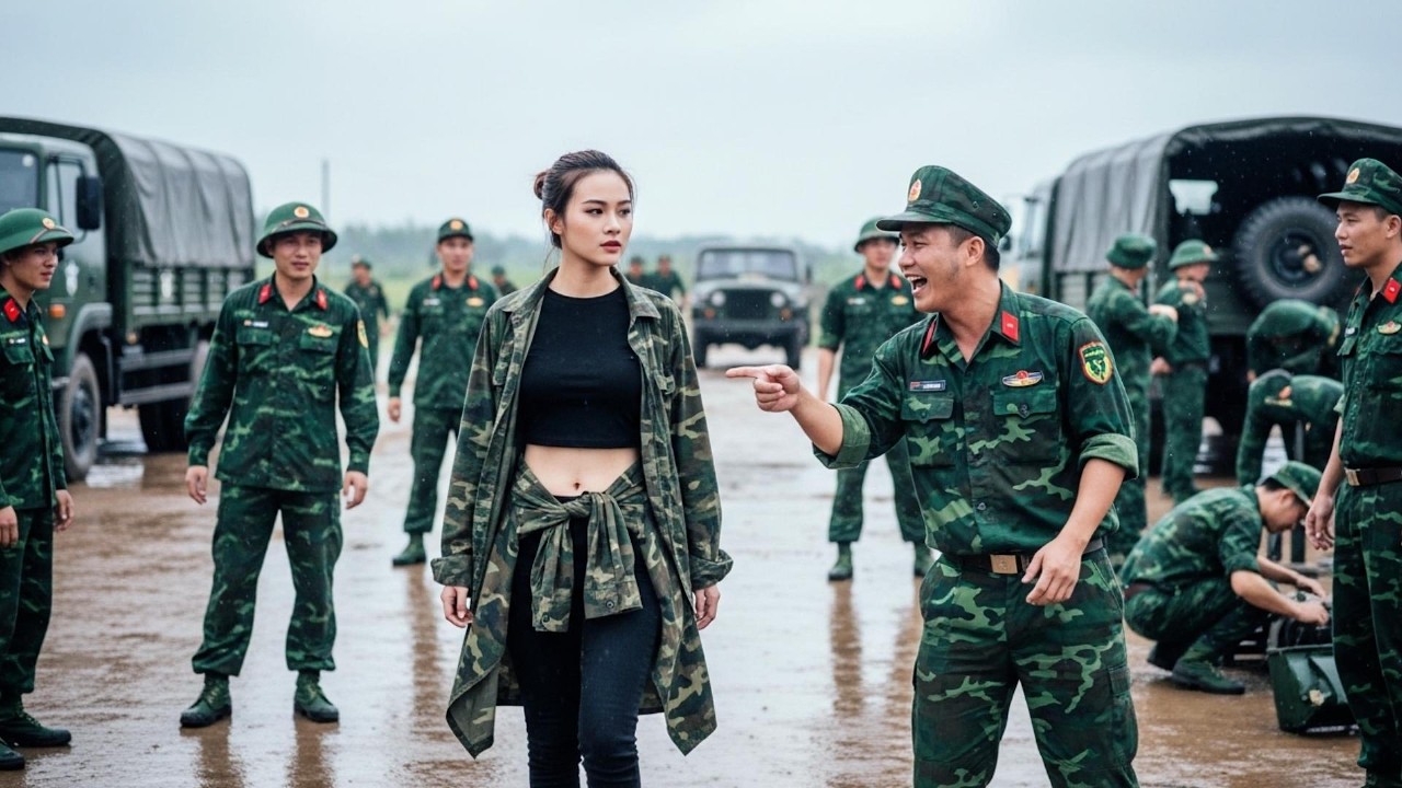 Các Binh Sĩ Cười Nhạo Gọi Cô Là 