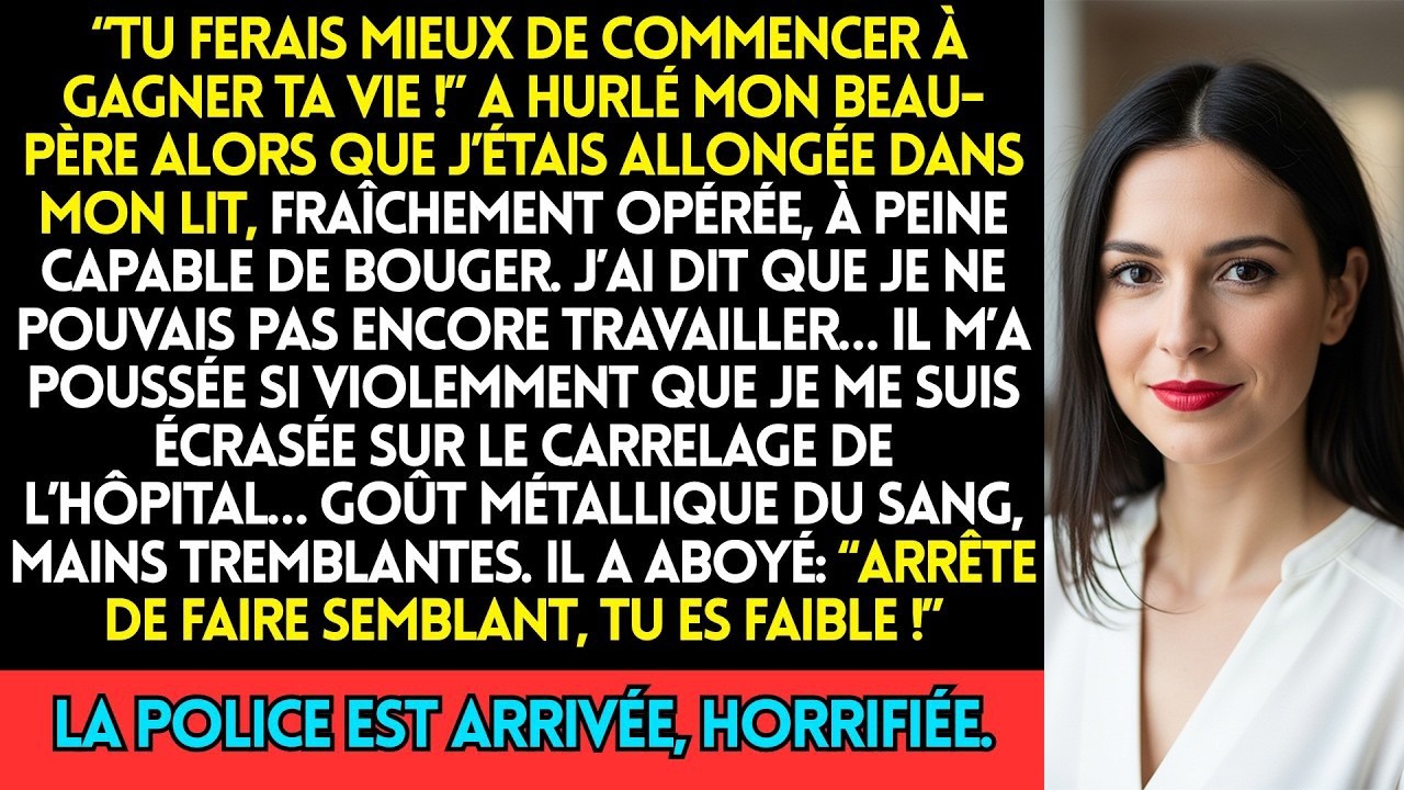 À L’Hôpital, Mon Beau Père A Crié « Tu Ferais Mieux De T’y Mettre ! » — Puis Il M’a Giflée Si Vio