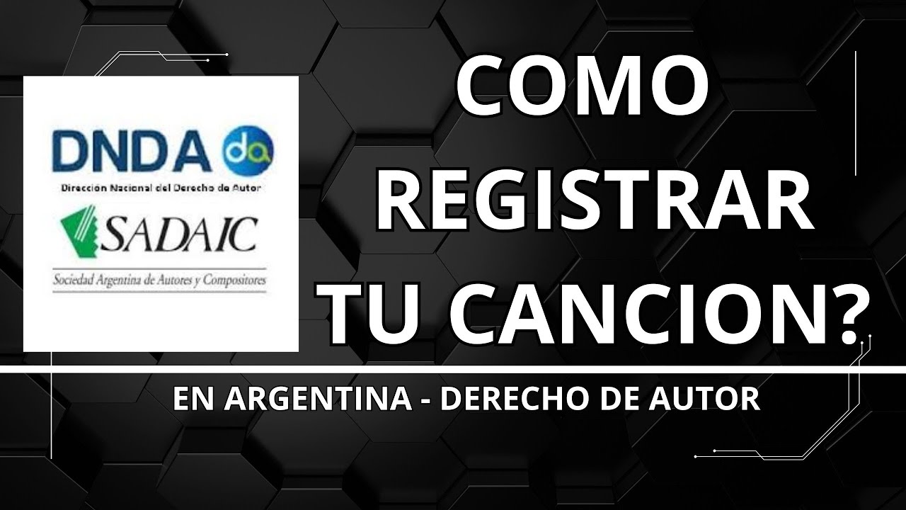 🎵 ¿Cómo registrar tus canciones y proteger tus derechos de autor en Argentina? 🇦🇷