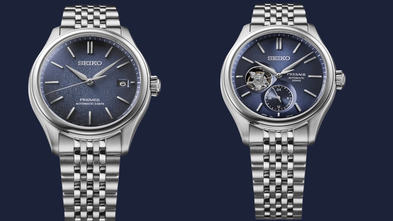 Часы Ai-Iro Blue Seiko Presage Classic Series SPB525 и SPB527