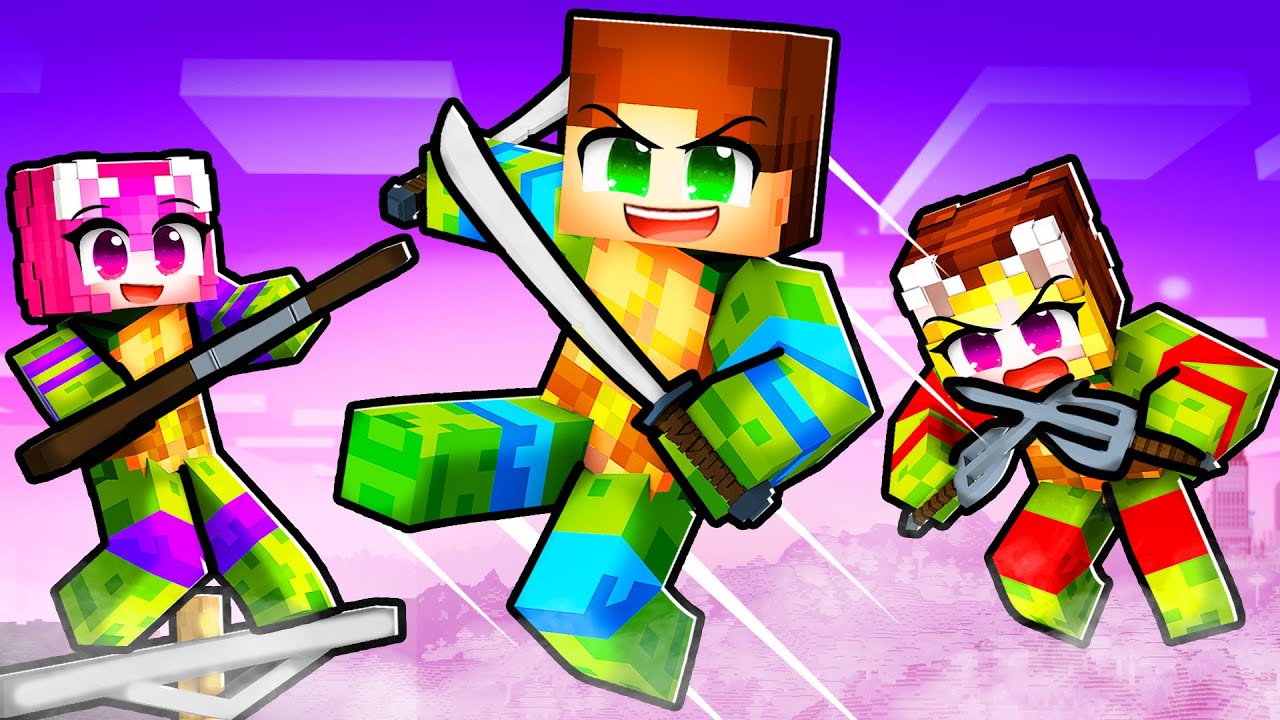 Am Devenit TESTOASELE *NINJA* MUTANT pe Minecraft...