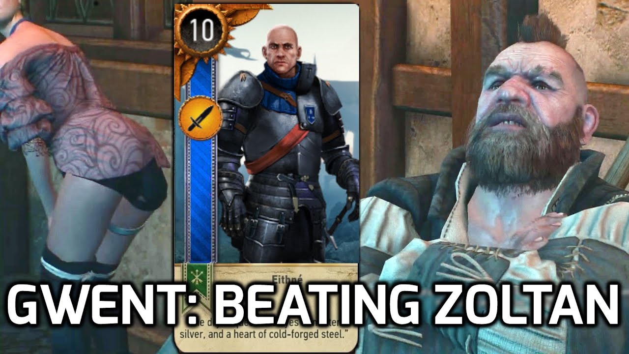 The Witcher 3: GWENT - Beating Zoltan, taking John Natalis - his Unique Card
