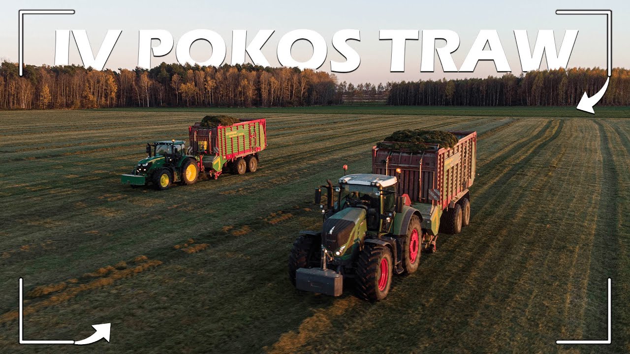 IV Pokos Trawy w GR Chróst 🔥 3 zestawy na 100ha 🔥 Sieczkarnia na pryzmie I AgroMietusek