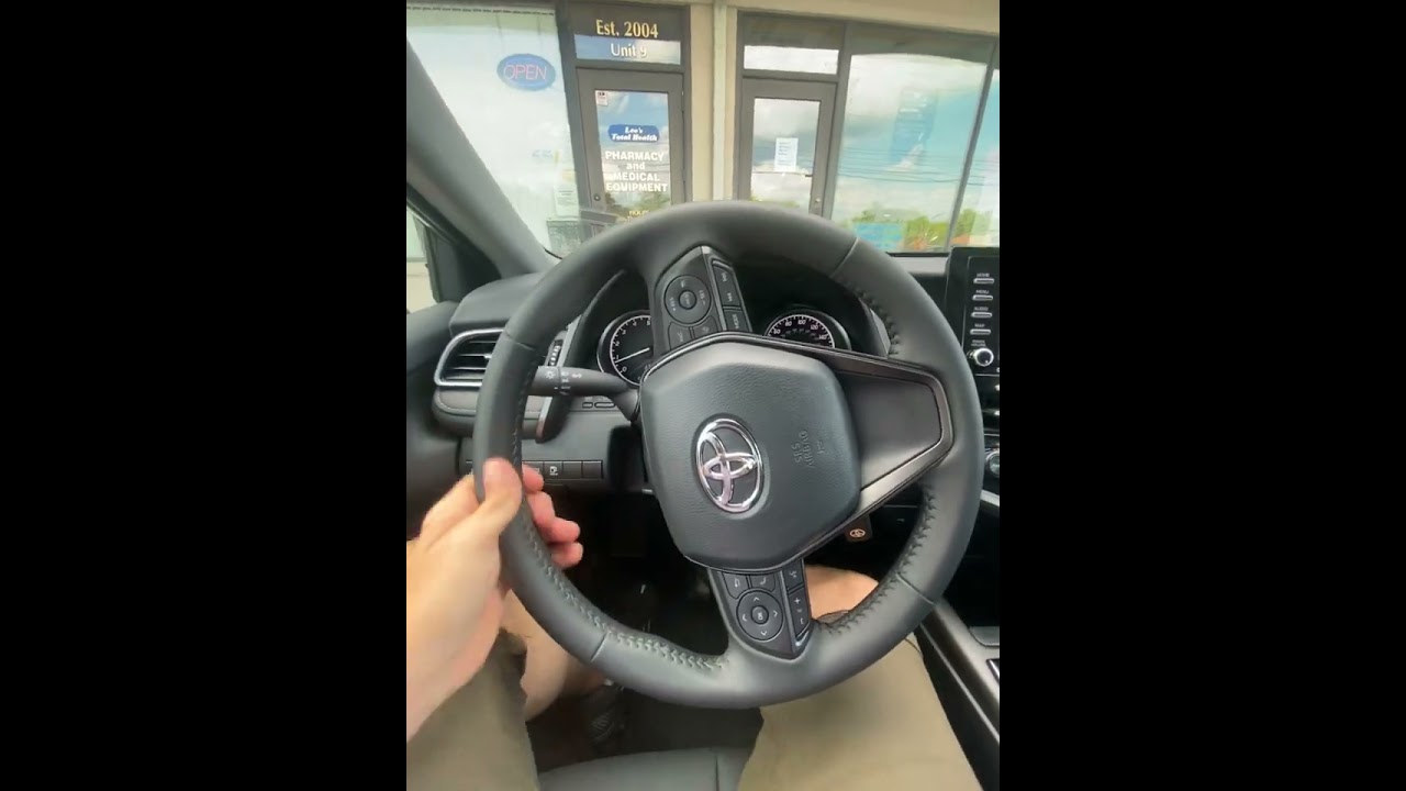 Disabling the seatbelt chime on a 2024 Toyota Camry SE