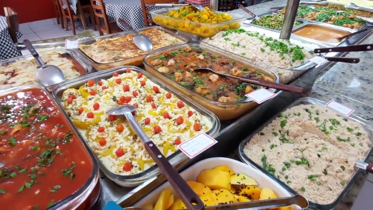 PRIMEIRO VÍDEO DE SELF SERVICE DE COMIDAS QUENTES E CARNES