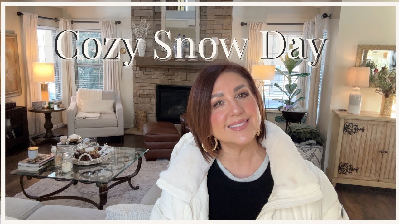 Cozy Snow Days at Home ❄️ | Winter Storm, Simple Recipes & Slow Living