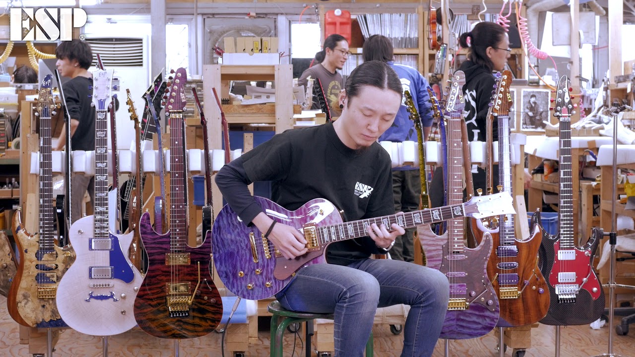 ESP Guitars: 2018 ESP Exhibition Limited EX18-19 EC-CTM [4K]