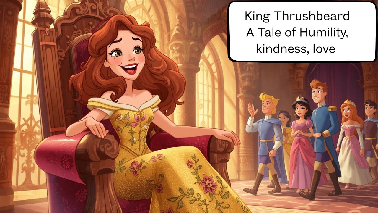 King Thrushbeard - A Spoiled Princess Learns Humility  - English Fairy Tales @ritzylucytales