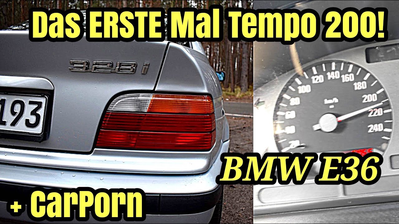 PS Blick - das 1. Mal 200 km/h + CarPorn | BMW 328i Coup&eacute; | E36-Projekt | Youngtimer | 2021
