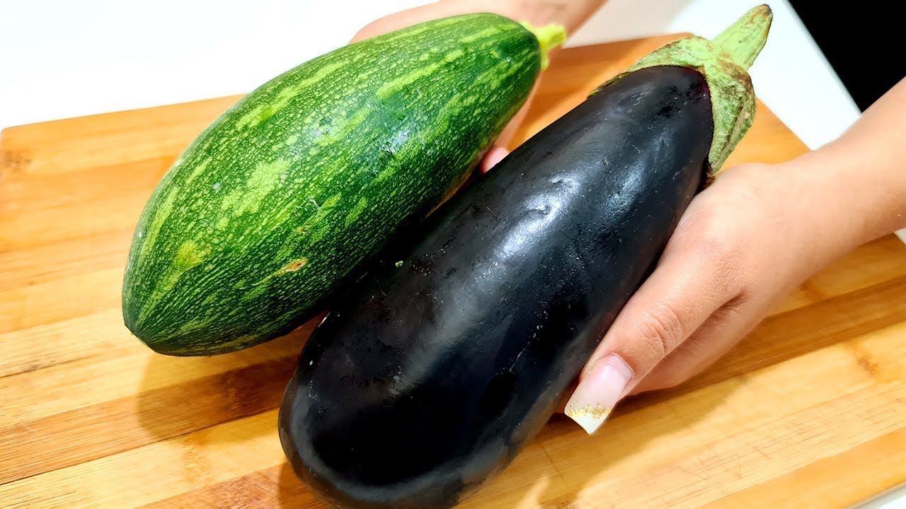 abobrinha e berinjela assim você nunca comeu  😮