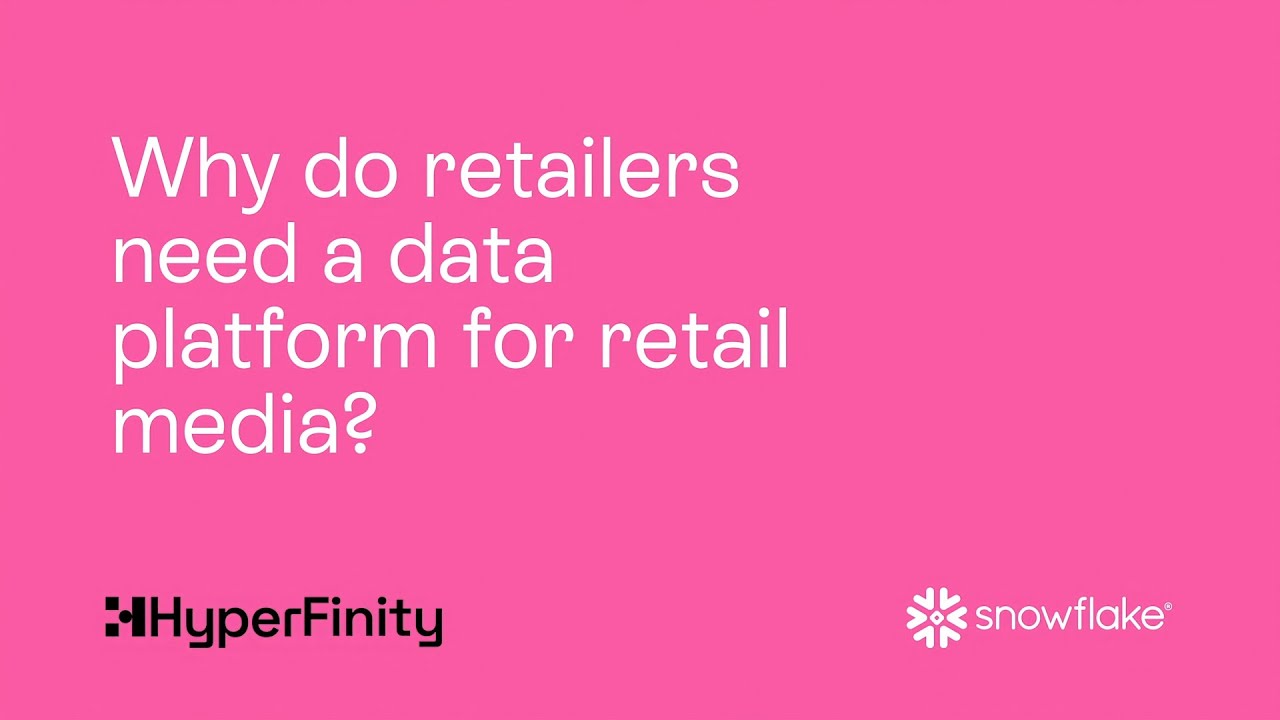 Why do retailers need a data platform for retail media?