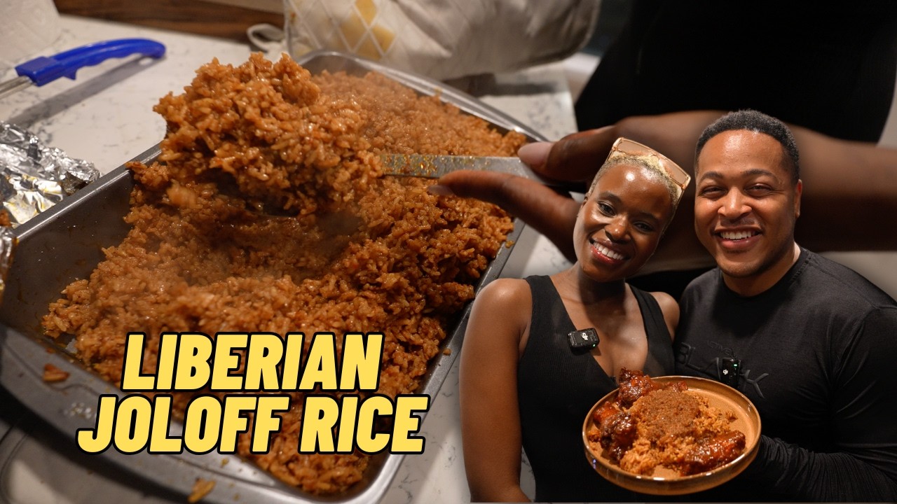 Learning How to Make Jollof Rice (THE LIBERIAN WAY!!)