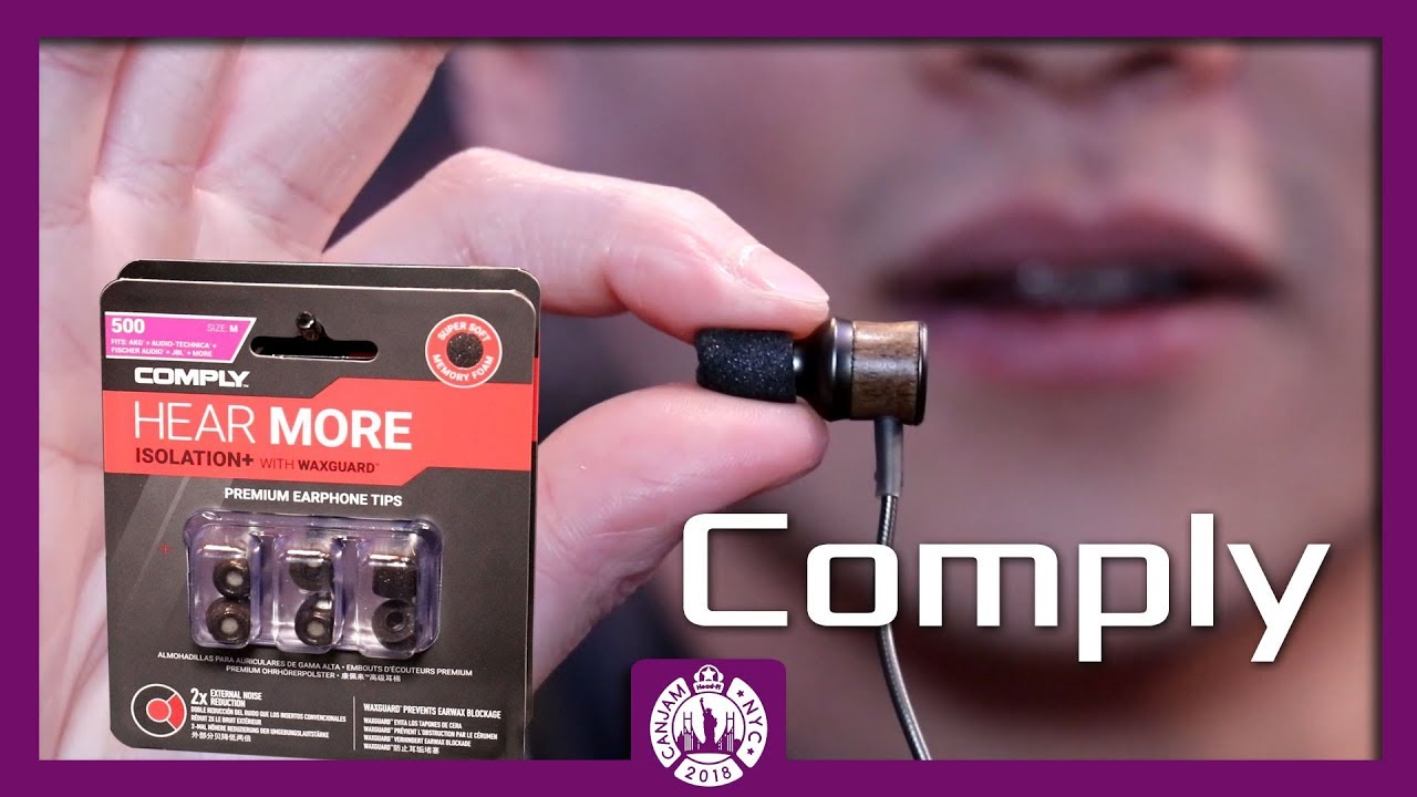 Comply Memory Foam Tips - Secure Fit, Great Isolation