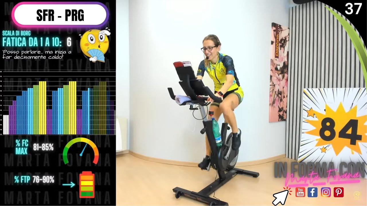 SFR - PRG -  Indoor Cycling  Live - Allenamento per Ciclismo - Lezione Spinning 37