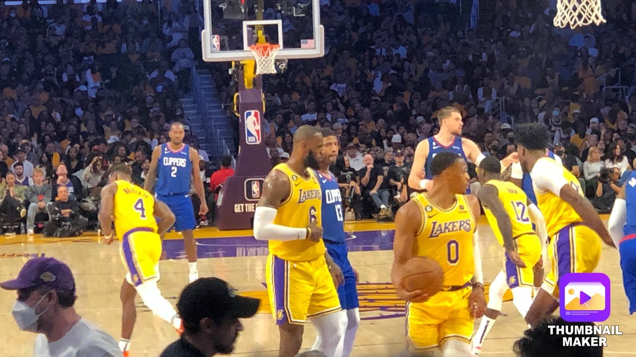 CLIPPERS VS LAKERS VLOG HOME OPENER 2022