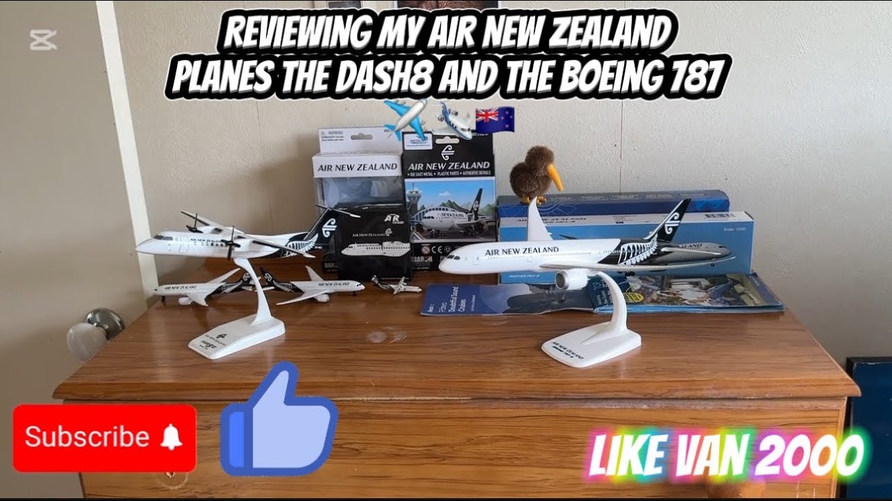 Reviewing My Air New Zealand Plane models The Dash8 And The 787✈️🛩️🇳🇿