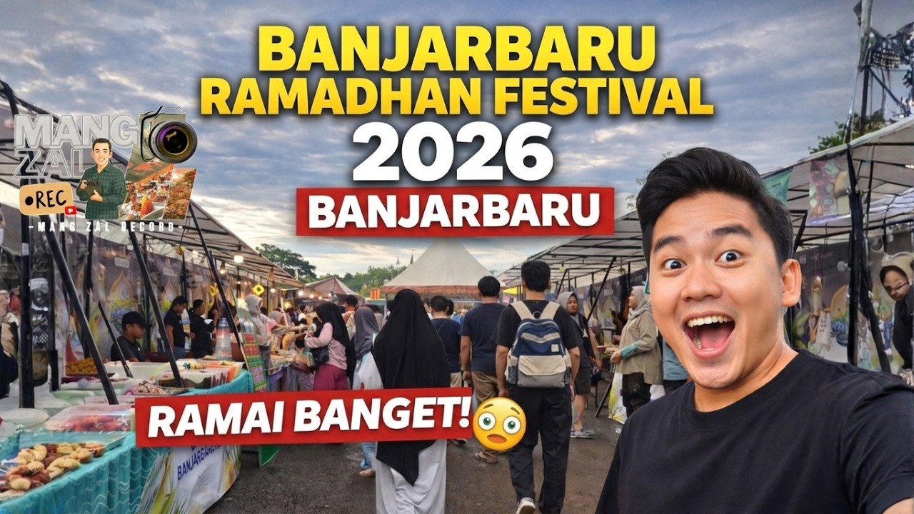 Pasar Wadai Banjarbaru 2026 I Surga Takjil Ramadhan di Jantung Kota!