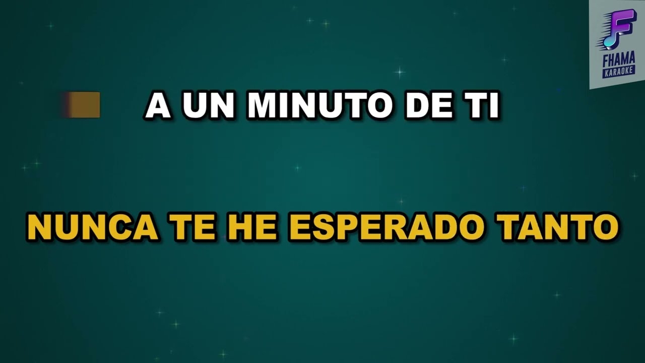 Duncan Dhu - A Un Minuto De Ti | FHAMA KARAOKE