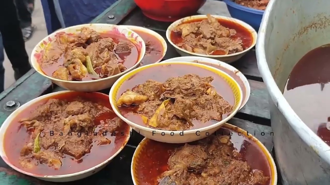 ফুটপাতে বিক্রি হচ্ছে বিয়ে বাড়ির মাংস পোলাও 😰
