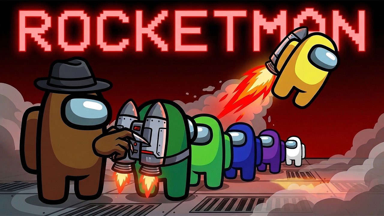 HERKESİN SIRTINA JETPACK TAKIP UÇURUYORUM! AMONG US ROCKETMAN MODU İNCELEME | Eksto Can
