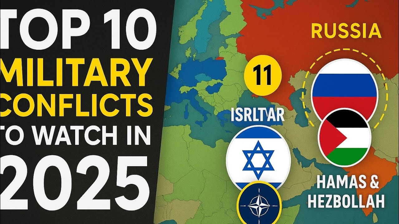 Top 10 Military Conflicts to Watch in 2025 | Global Tensions & War Zones