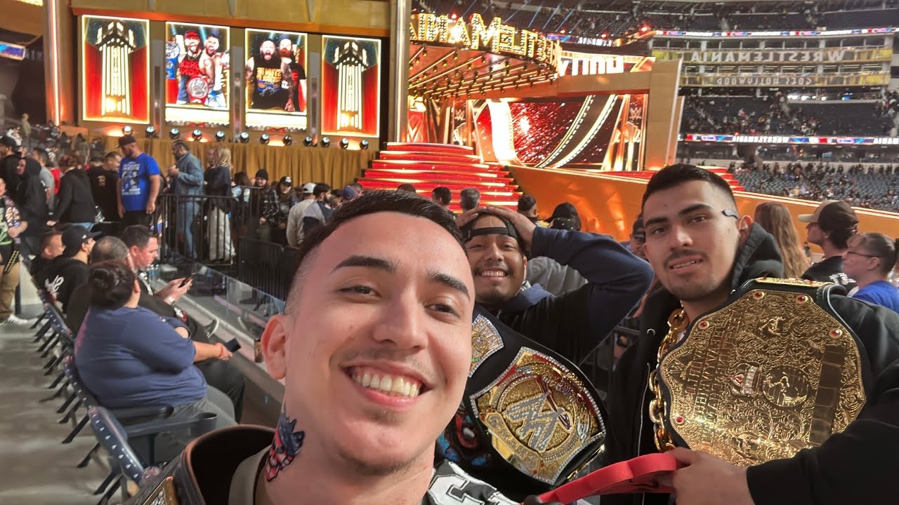 WRESTLEMANIA 39 DAY 1 IN LOS ANGELES CALIFORNIA (RISER SEATS) #wwe #wrestlemania