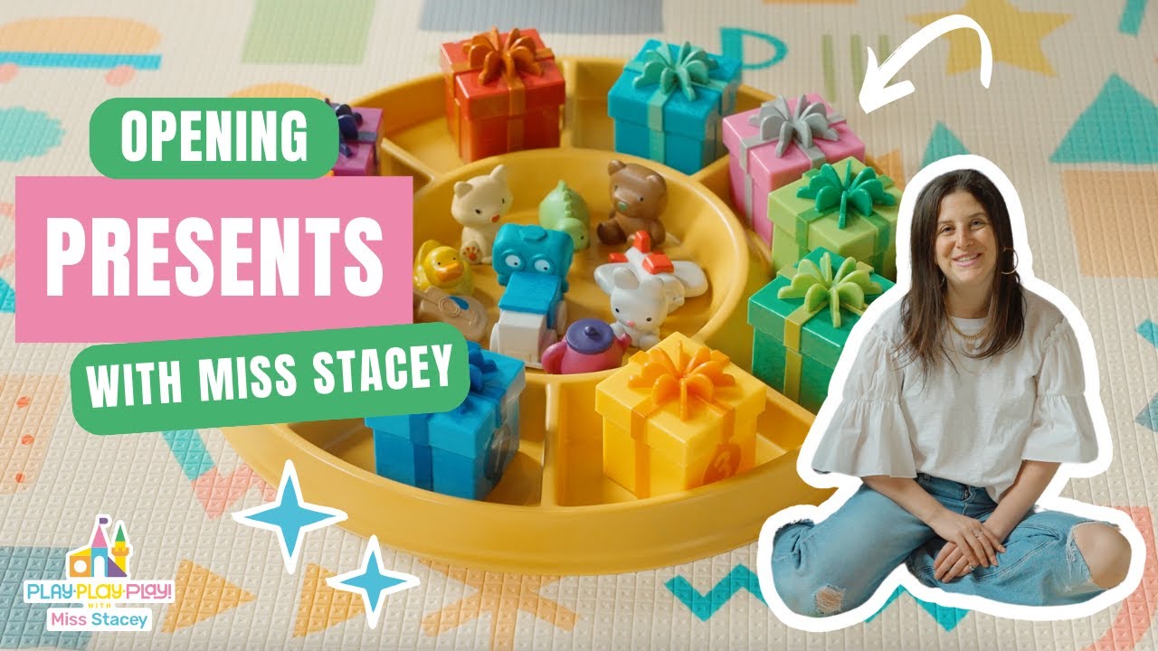 Opening Presents - First Words with Miss Stacey - Educational Videos for Toddlers - Ep. 2