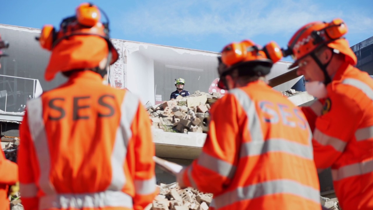 SES USAR Training at Fire & Rescue USAR Facility