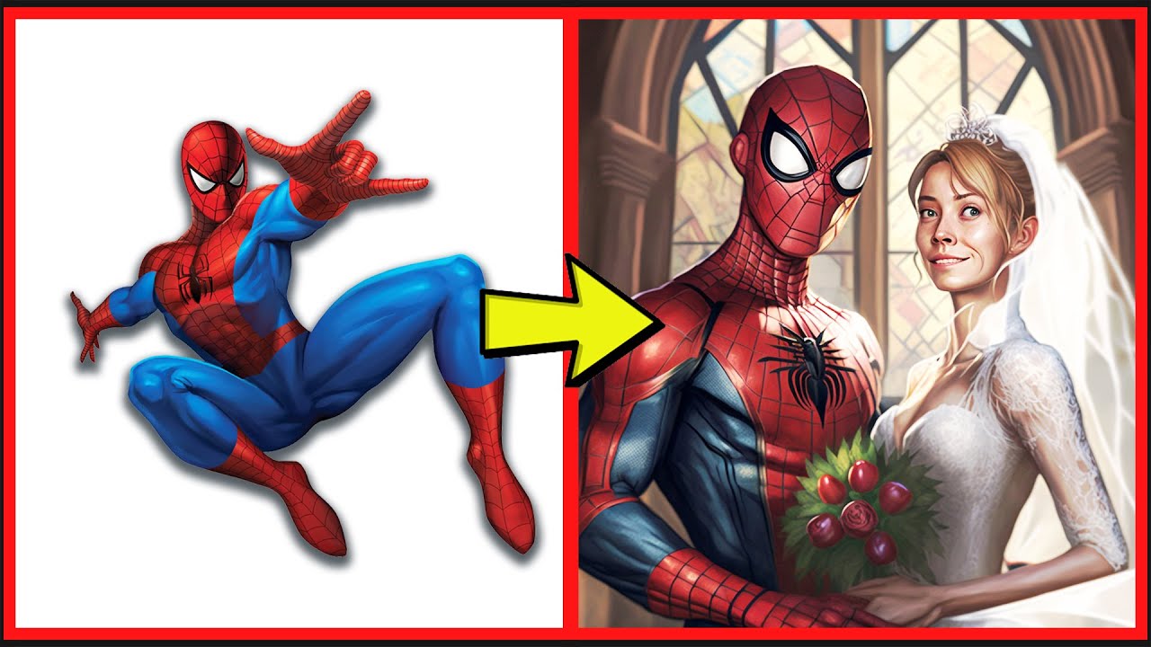 Avengers at their Wedding - All Marvel Superheroes