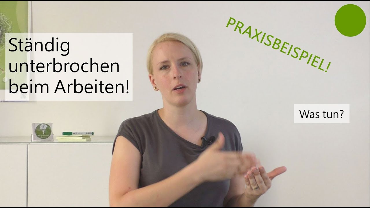 Ständig unterbrochen beim Arbeiten | Psychische Belastungen | Praxisbeispiel