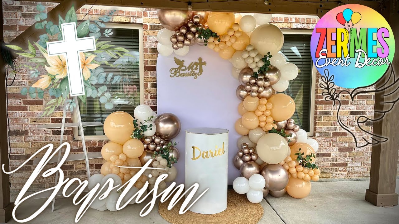 Baptism Balloon Decor | We’re back! | Zermes Event Decor