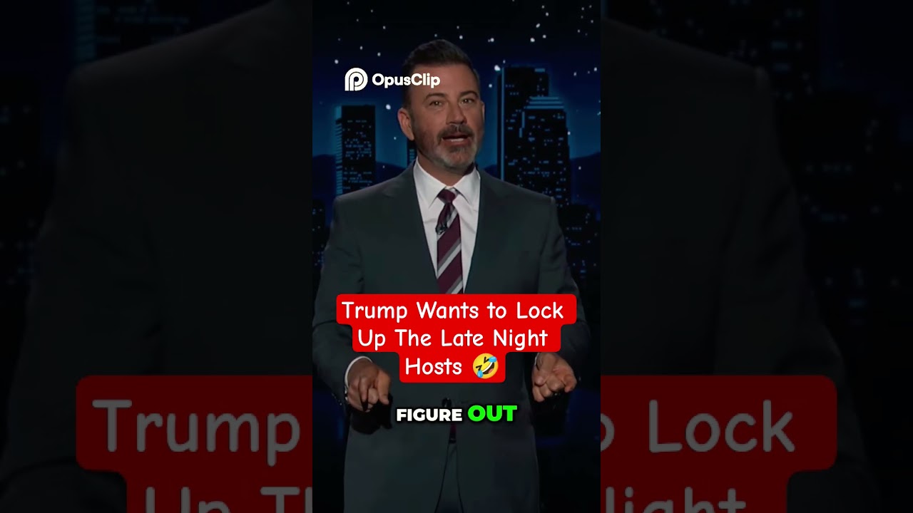 Trump Wants to Lock Up The Late Night Hosts #trump #kimmel #uspolitics #trumpnews #latenightshow