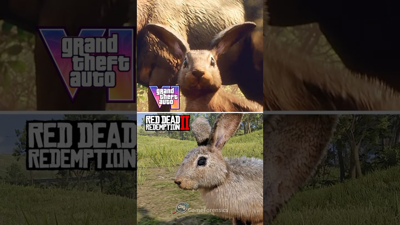 GTA 6 VS RDR 2 - Animals From The Extended Look