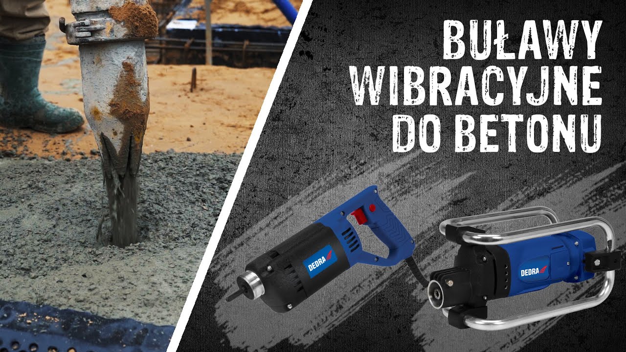 Buławy wibracyjne (wibrator do betonu) DEDRA DED7630, DED7631