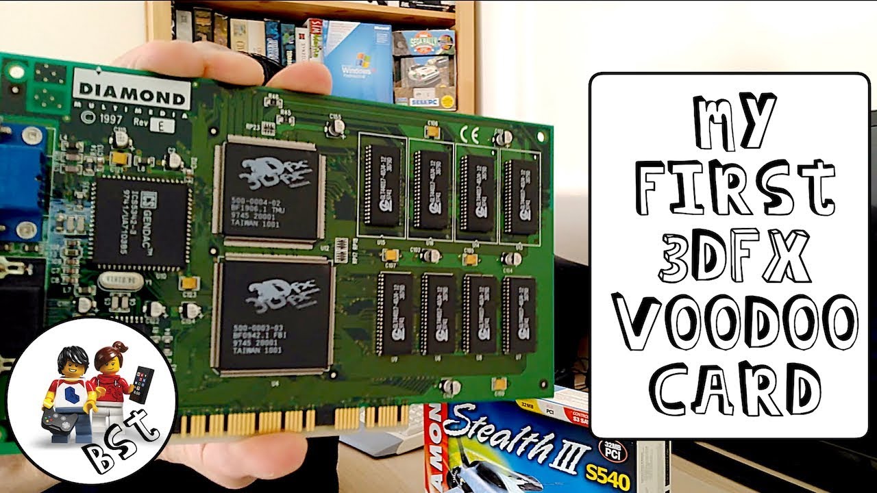 3Dfx Voodoo 1 PCI card Installation into a 233MMX Pentium (4mb Diamond Monster 3D)