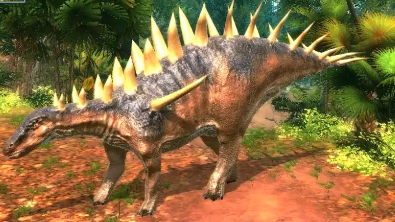 (jogo Kentrosaurus simulator)Kentrosaurus luta contra velocir&aacute;pido uma disputa pela sobreviv&ecirc;ncia.