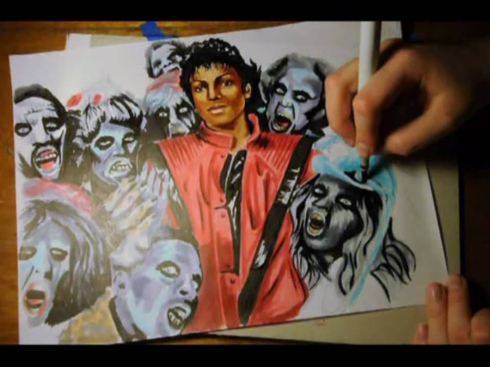 "Thriller" in Copic Markers