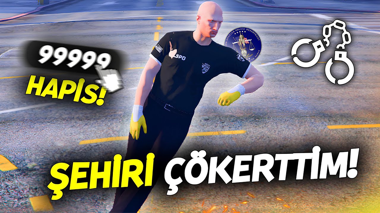 Hileyle FAKE PD Olup Sunucuyu Çökerttim! (Fivem Hile Troll)