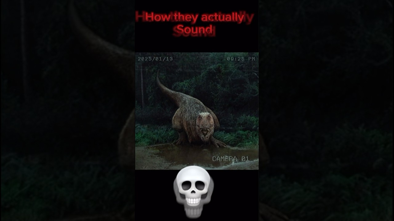 How T. rex actually sounded&hellip;. #jurassicworld #jurasic #edit