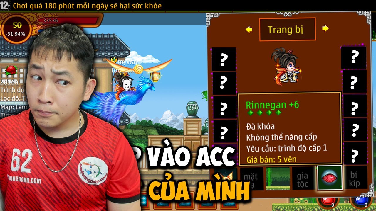 NSOCAN Đăng Nhập Vào Acc Giá Trị Nhất Của Mình Siêu Phẩm Cung Lv50 Mắt 6 | Ninja School Online