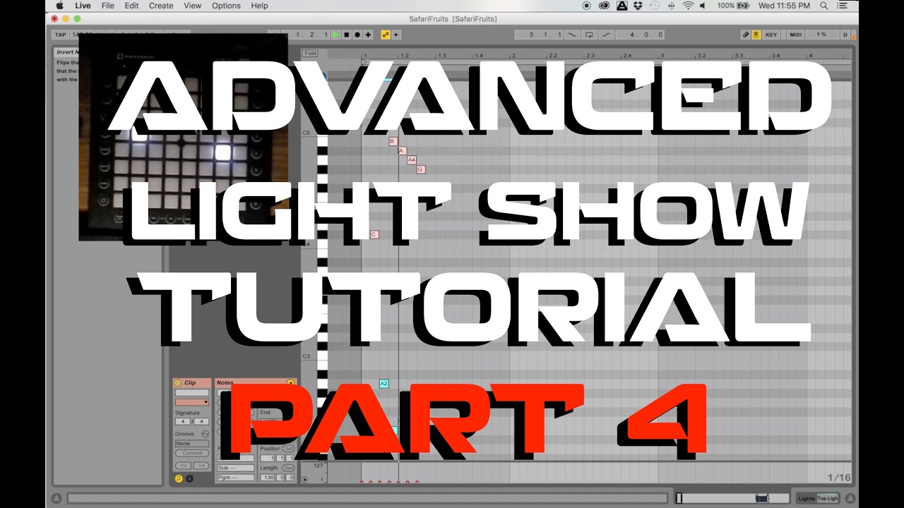 Inverse, Reverse & Changing Speeds | Launchpad Light Show Tutorial (Part 4)