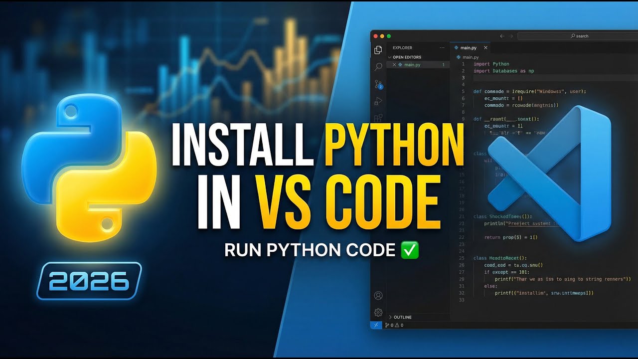 Как установить Python в Visual Studio Code 2026 | Запуск кода Python в VS Code